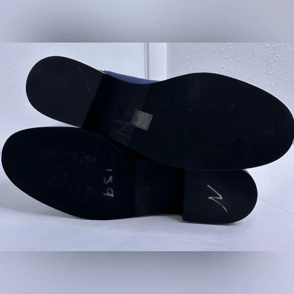 NWOB STUART WEITZMAN Greer City knee high Suede Navy Boots, Size 5 - Picture 8 of 13